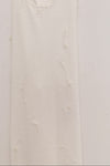SWAYING 25 Spring/Summer Silk Wool Backless Dress SW-SW25SS2L04C1-BAI White